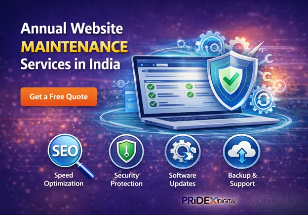 Annual website maintenance services India