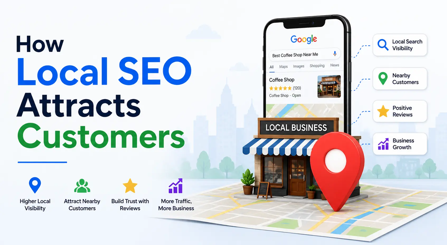 Local SEO Attracts near by Customers